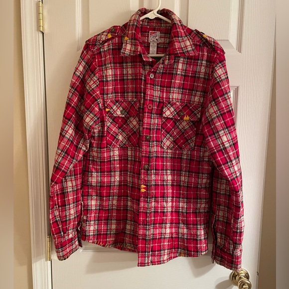 PRPS heavy quilted/padded flannel, sz M-L (see description) Badass! - Picture 16 of 17